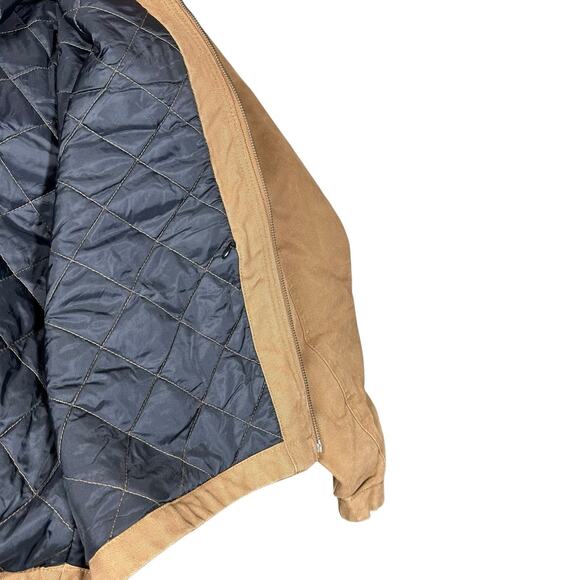 Destinations Workwear Montana Mens Heavy Work Jacket Duck Brown Insulated XL - Picture 9 of 16